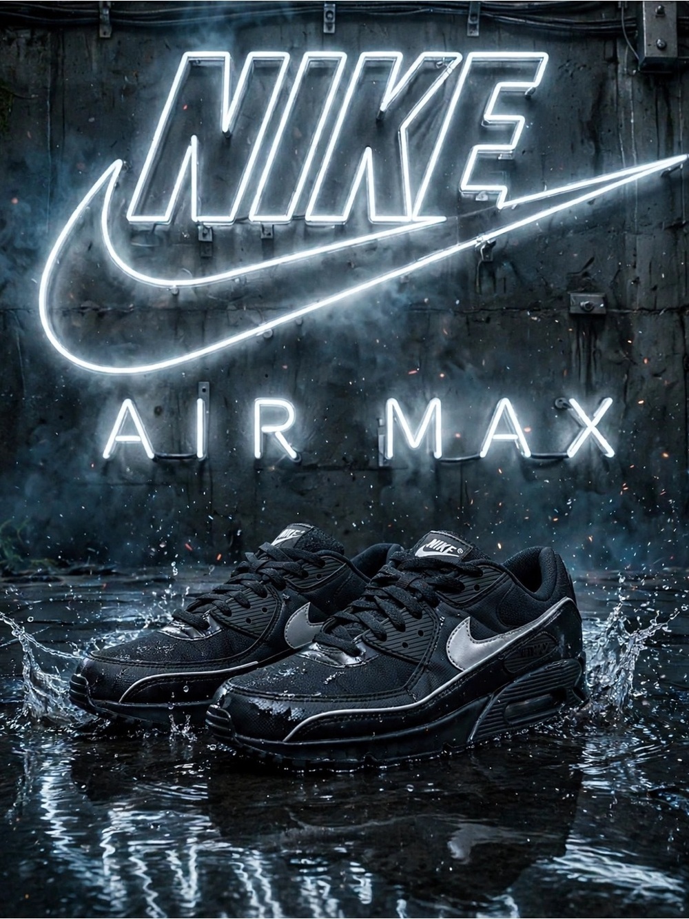 Nike Air Max 90 Premium Black Reflective (2025)